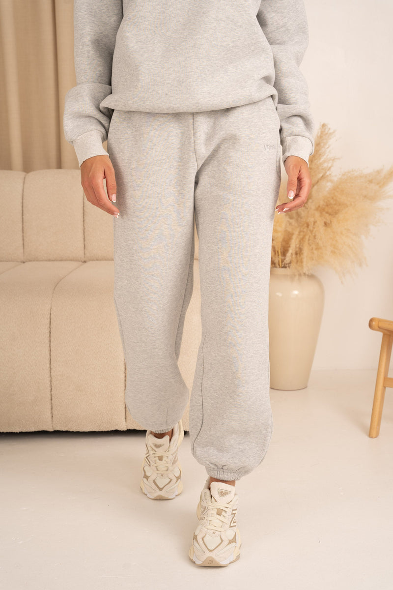 Nevaeh Signature Joggers - Grey Marl