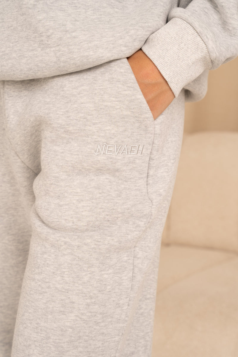 Nevaeh Signature Joggers - Grey Marl